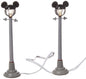 Zinc alloy, Plastic, Disney Village Mickey Street Lights General Accessory, 4.375 inch