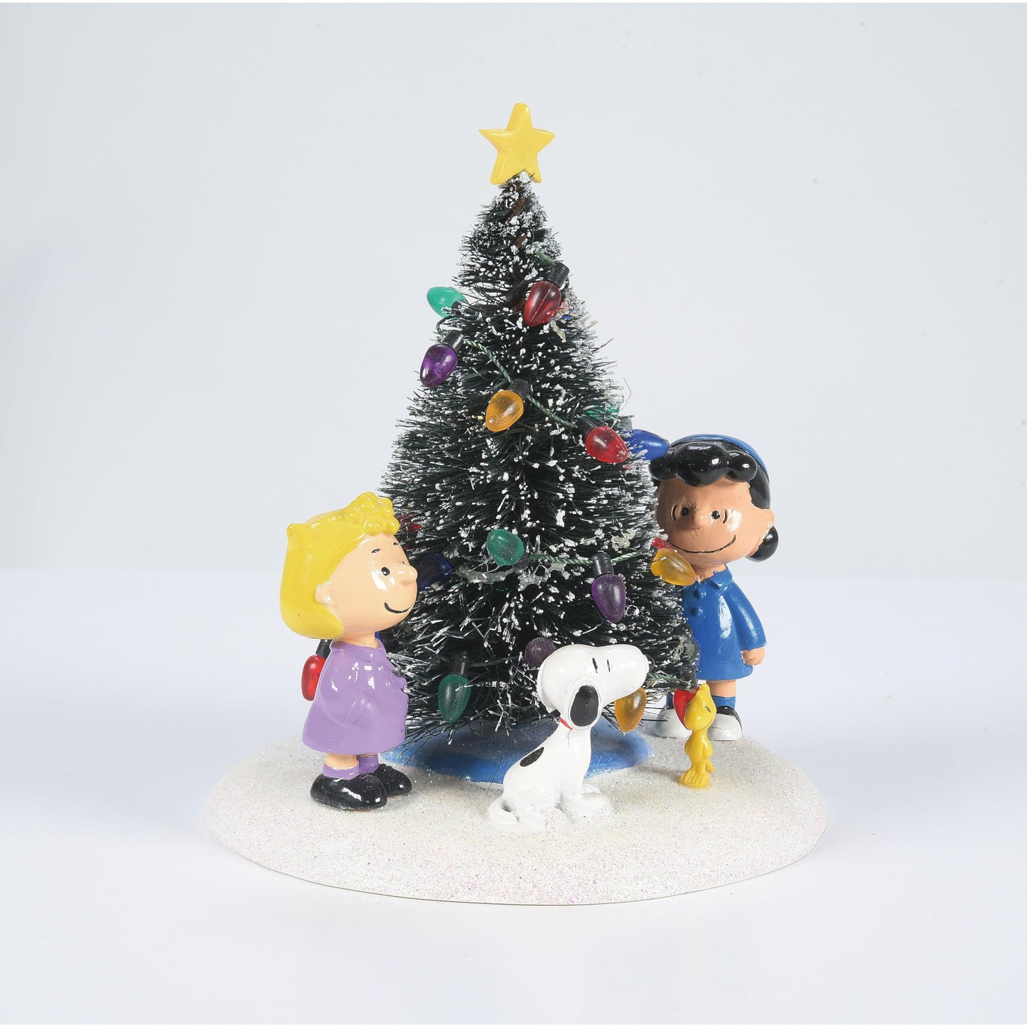 Peanuts Village O' Christmas Tree Accessory Figurine,Green