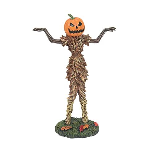 Village Collection Accessories Halloween The Corn Creeper Pumpkin Scarecrow Figurine, 6 Inch, Multicolor