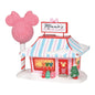 Disney Village Minnie Cotton Candy Shop Lit Building, 7.5 Inch, Multicolor,6001318