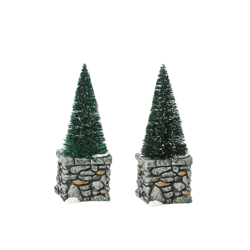 Accessories for Villages Limestone Topiaries Accessory Figurine (Set of 2) (809358)