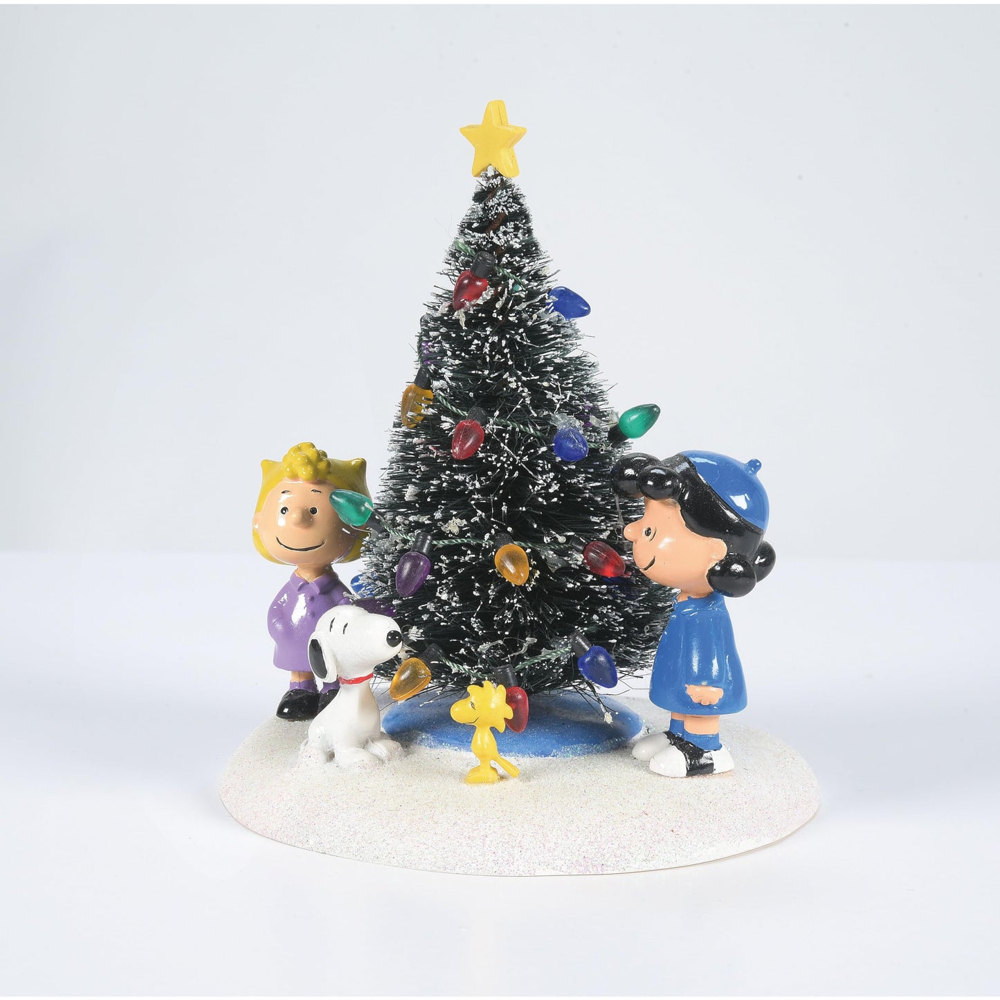 Peanuts Village O' Christmas Tree Accessory Figurine,Green