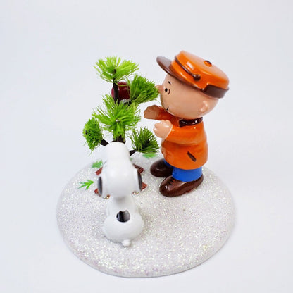 Peanuts Charlie Brown & Snoopy The Perfect Tree Figurine | Hand - Crafted & Hand - Painted 2.76 Inch