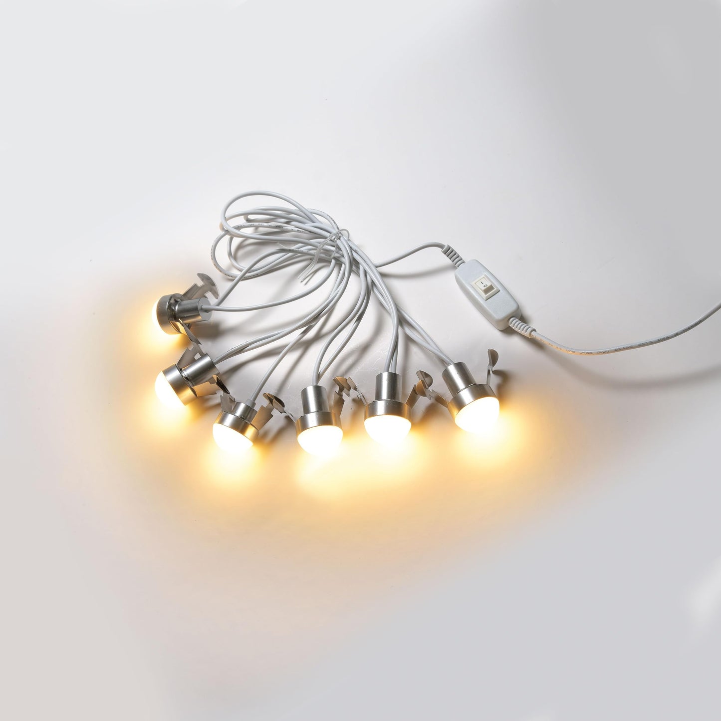6005528 Village Collection USB LED 6 Light Accessory Set, 108 Inch,Plastic, White