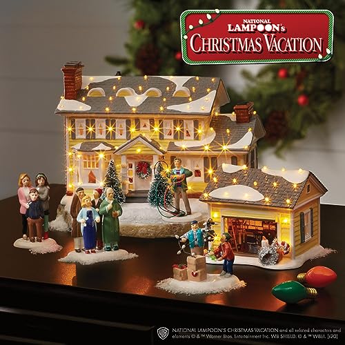 Dolomite Snow Village Accessories National Lampoons Christmas Vacation Freezing Our Baguettes Off Figurine, 3.25 Inch, Multicolor