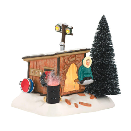 National Lampoon's Christmas Vacation Griswold Sled Shack Lit Building
