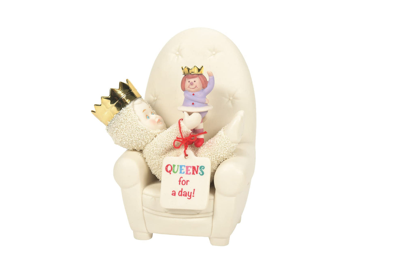 Snowbabies Awesome Queens for a Day Figurine, 5 Inch, Multicolor
