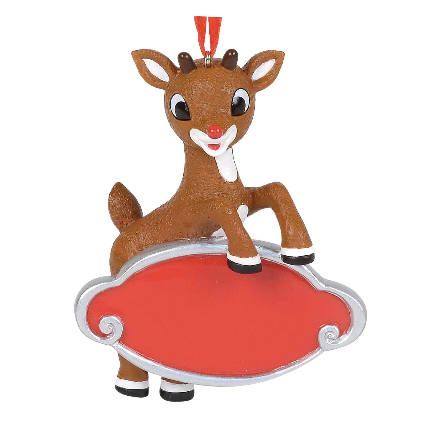Rudolph The Red - Nosed Reindeer Personalizable, 3.375" Hanging Ornament, Multicolor