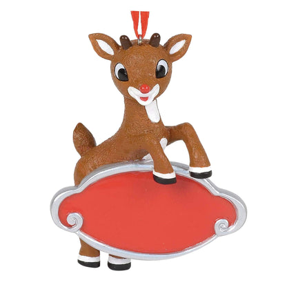 Rudolph The Red - Nosed Reindeer Personalizable, 3.375" Hanging Ornament, Multicolor