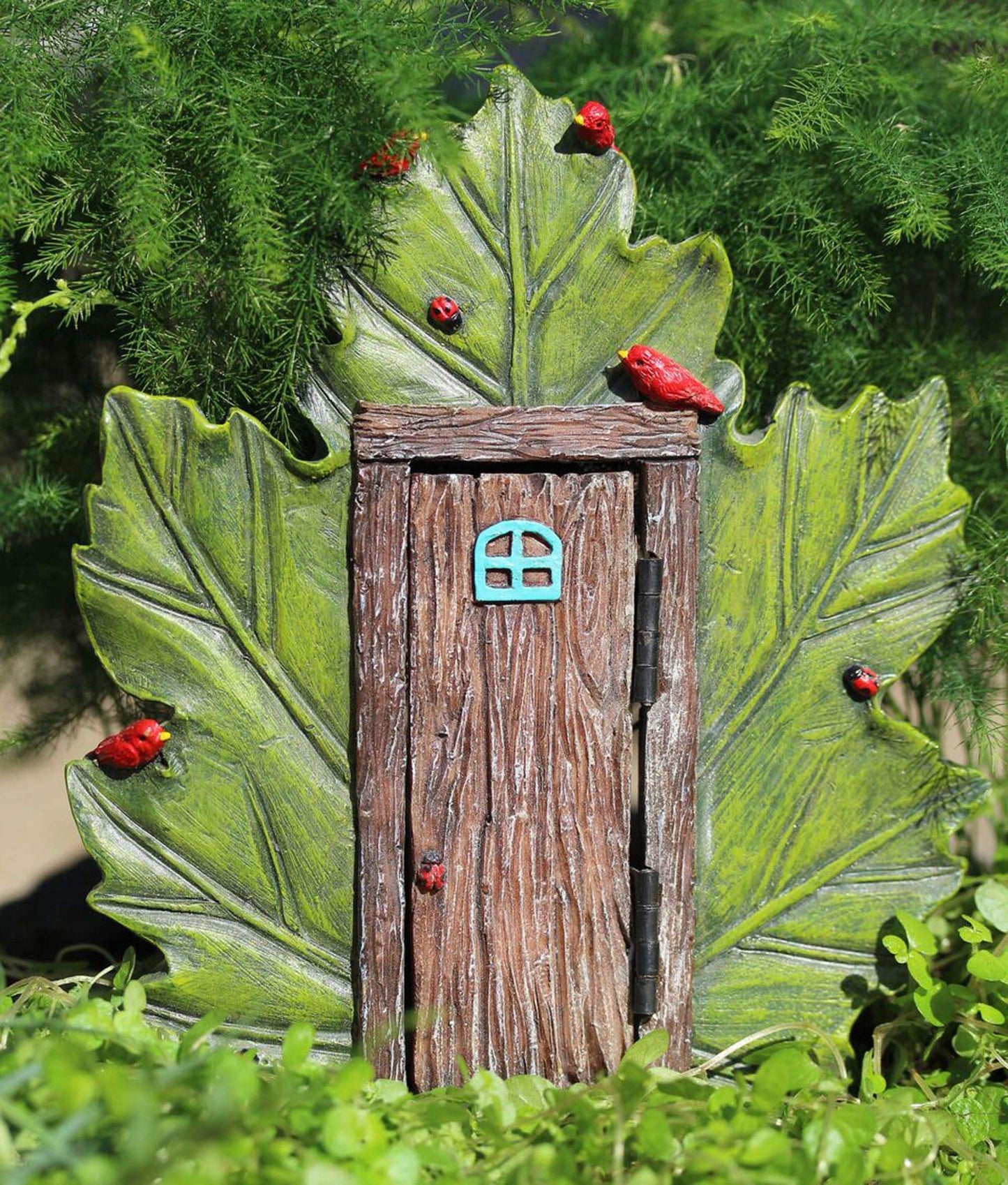 Maple Leaf Door for Miniature Garden, Fairy Garden