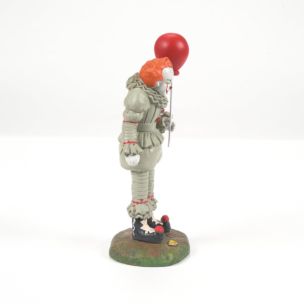 Snow Village Accessories Halloween IT Chapter Two Pennywise and The S.S. Georgie Figurine Set, 3.75 Inch, Multicolor