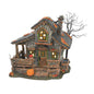 Snow Village Halloween Sleepy Hollow Ichabod Crane's House Lit Building, 6.5 Inch, Multicolor