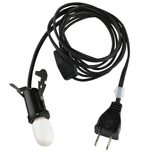 4035315 Accessories for Villages Halloween Light Single Cord and Bulb Set, 4.75 Inch, Black