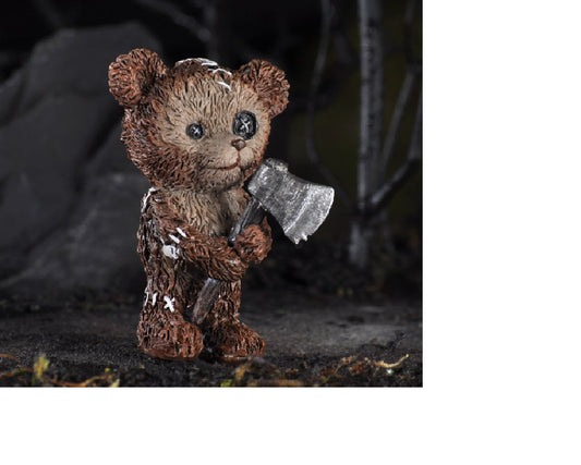 Fiddlehead Products Teddy Bear W/Axe Fairy Garden