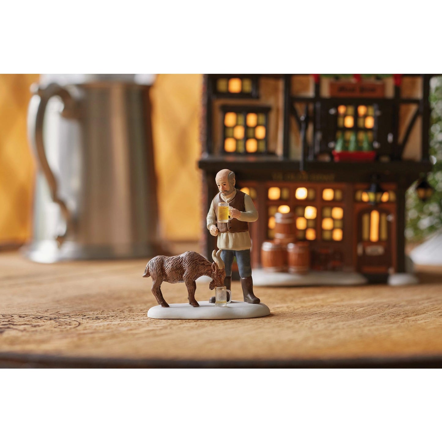 Dickens Village Accessories Drinking Mates Figurine, 2.63 Inch, Multicolor