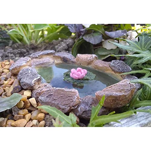 Miniature Fairy Garden Lilypad Pond II