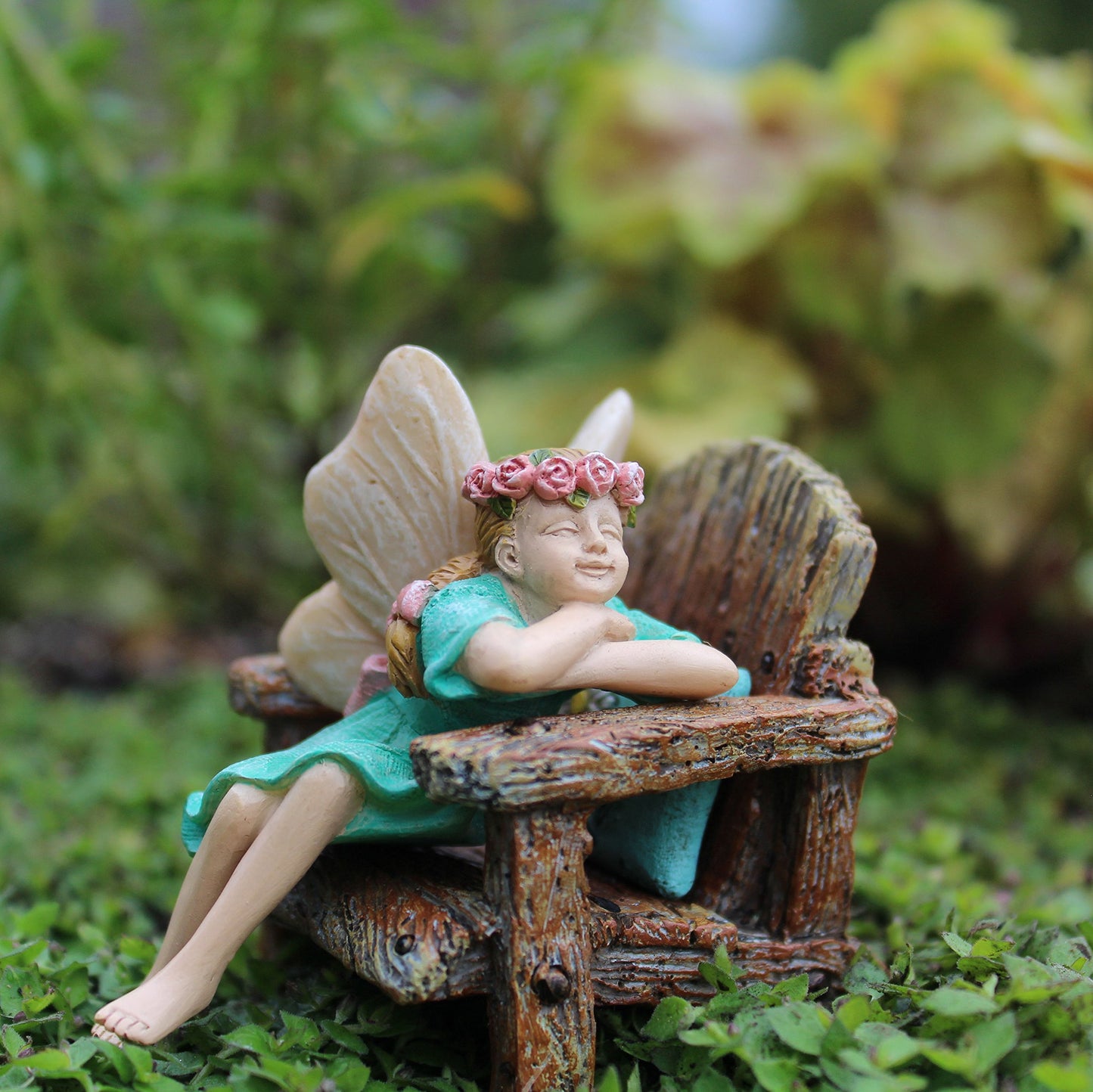 Miniature Fairy Garden Fairy Ashley Chair Not Included