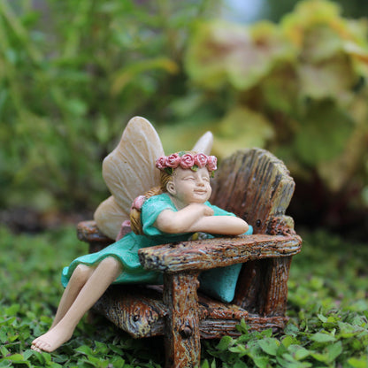 Miniature Fairy Garden Fairy Ashley Chair Not Included