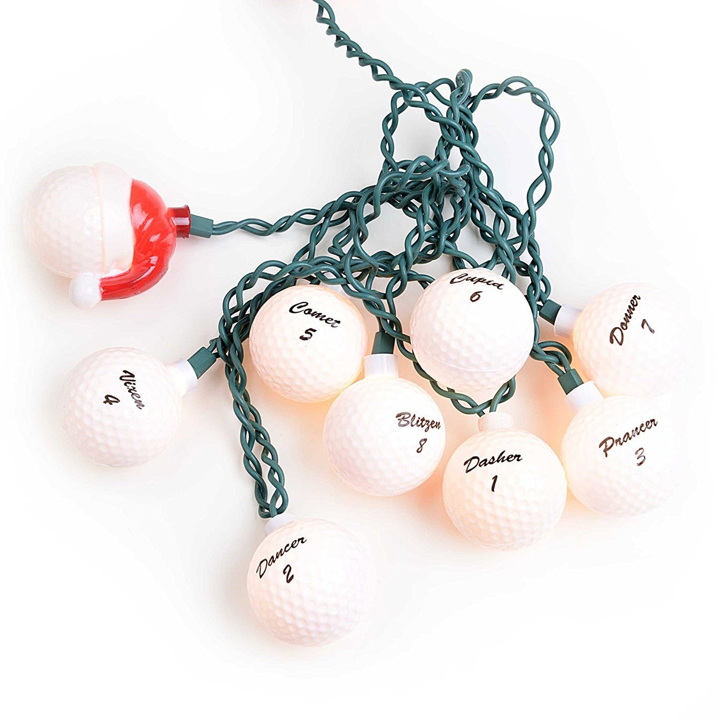 Santa's Tee Shot Novelty Lights