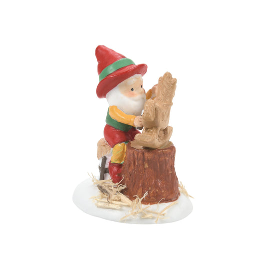 North Pole Village Accessories Elf Ready for Paint Figuine, 1.85 Inch, Multicolor