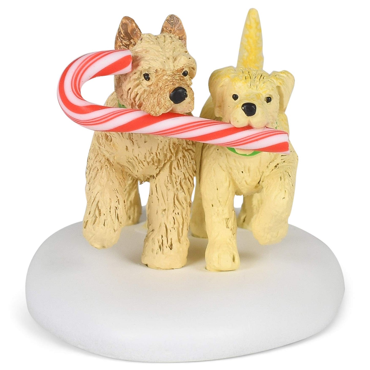 Village Collection Accessories Peppermint Pups Figurine, 1.375 Inch, Multicolor