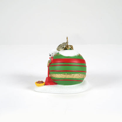 North Pole Village Accessories Nanook's Home Figurine, 2.4 Inch, Multicolor