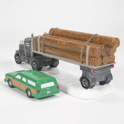 Snow Village National Lampoon's Christmas Vacation Accessories I'm in Complete Control Figurine Set, 4.06 Inch, Multicolor