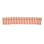 Village Accessories Halloween Miniature Glitter Fence Figurine, 2.2 Inch, Orange