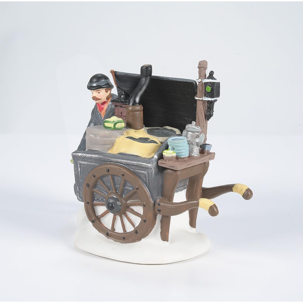 Dickens' Village The Coffee Stall Building and Accessory Figurine (Set of 2), 2.5 Inch