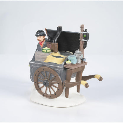 Dickens' Village The Coffee Stall Building and Accessory Figurine (Set of 2), 2.5 Inch