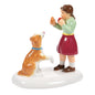 Snow Village Accessories Good Boy Figurine, 2.64 Inch, Multicolor