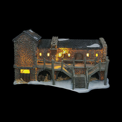Game of Thrones Village Night's Watch Castle Black Lit Building, 6.61 Inch, Multicolor