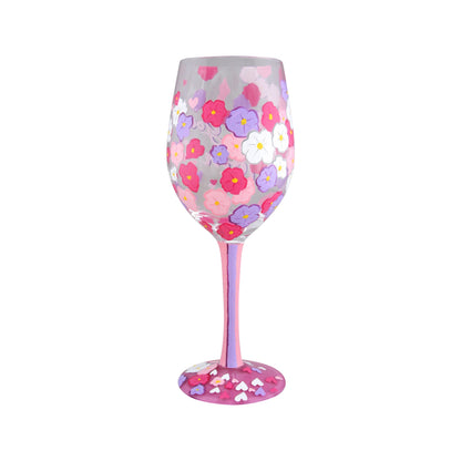 Wine Glass I Love You Mom, STD, Multicolor