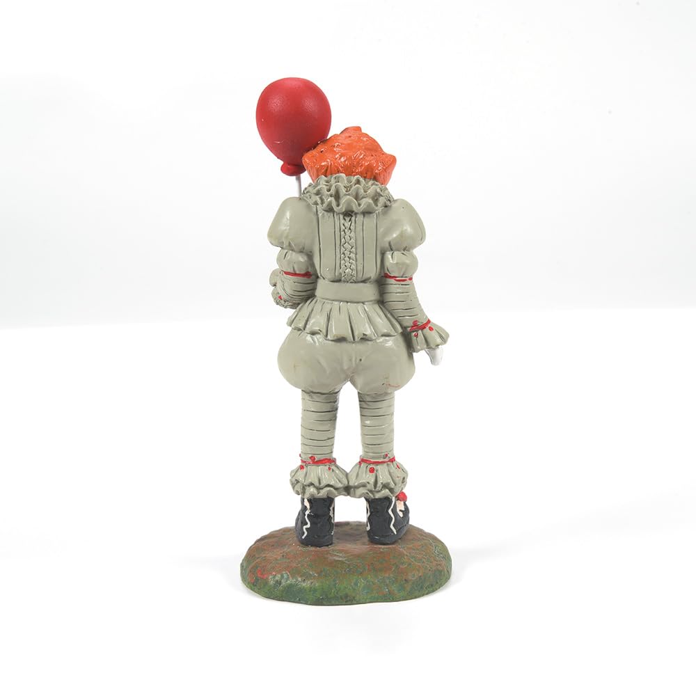 Snow Village Accessories Halloween IT Chapter Two Pennywise and The S.S. Georgie Figurine Set, 3.75 Inch, Multicolor